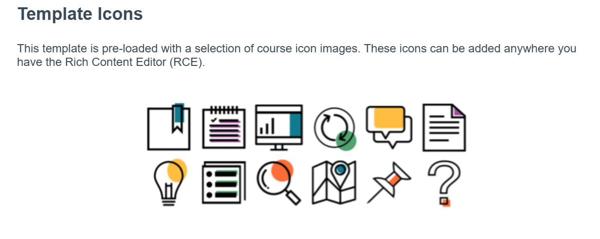 OTAN Canvas Template Icons